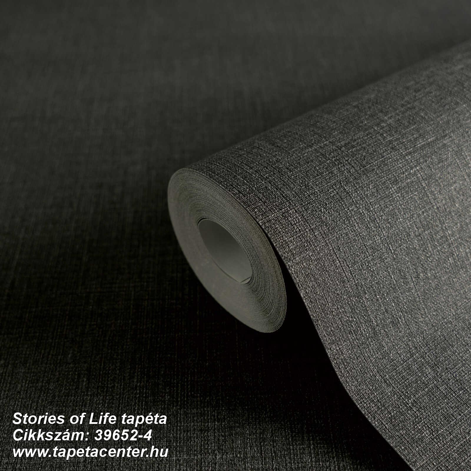 Egyszínű,textil hatású,szürke,illesztés mentes,súrolható,vlies tapéta 